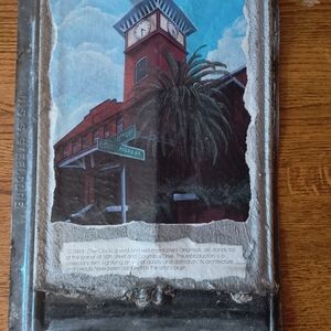 Vintage Arnold Martinez "El Reloj" Ybor City Art on U.S.S. Steel Metal Base -...